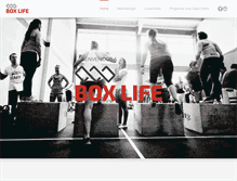 Tablet Screenshot of boxlifecr.com